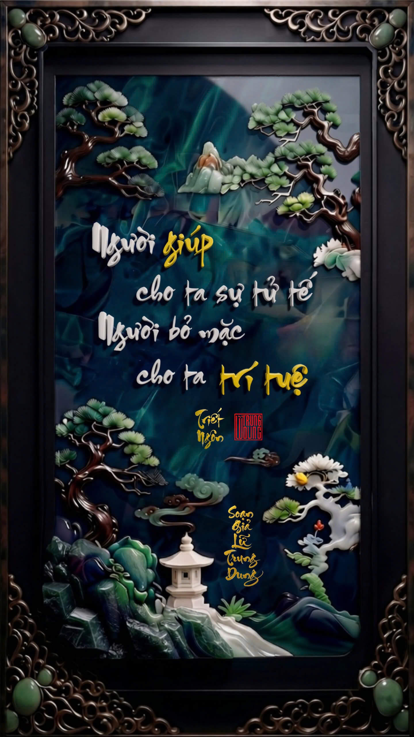 Alternative view of Tranh Liễn Triết Ngôn